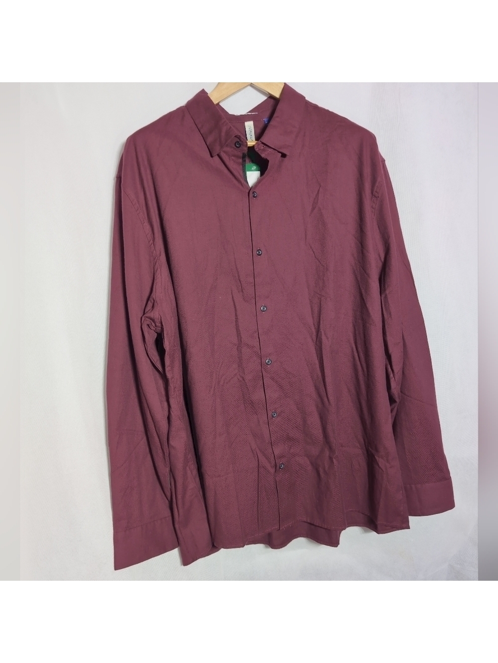 Artefact Men's Burgundy Button down Sz XXL Shirt NWT